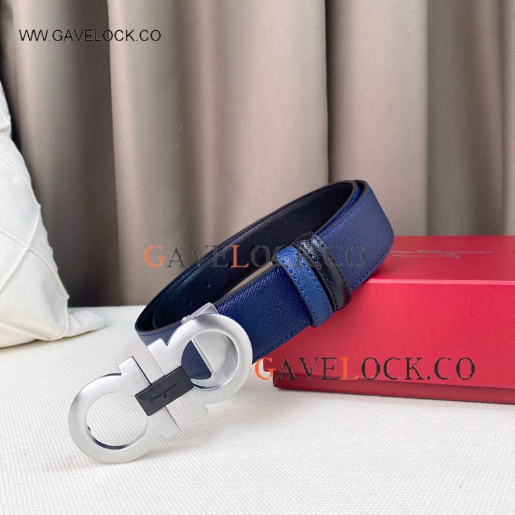 Best Buy Ferragamo Gancini Reversible Belt Silver clasp